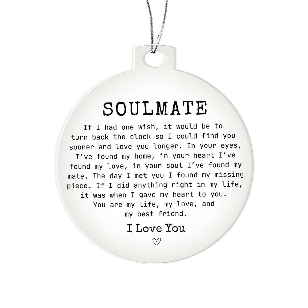 Soulmate "If I Had One Wish" | Acrylic Ornament