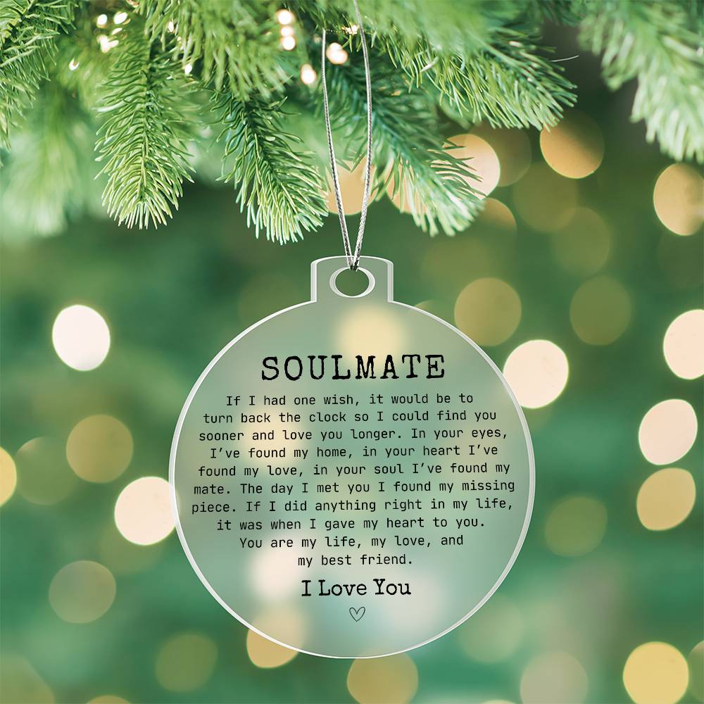 Soulmate "If I Had One Wish" | Acrylic Ornament