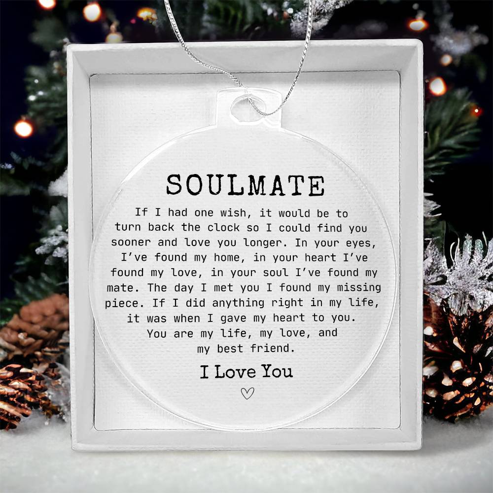 Soulmate "If I Had One Wish" | Acrylic Ornament