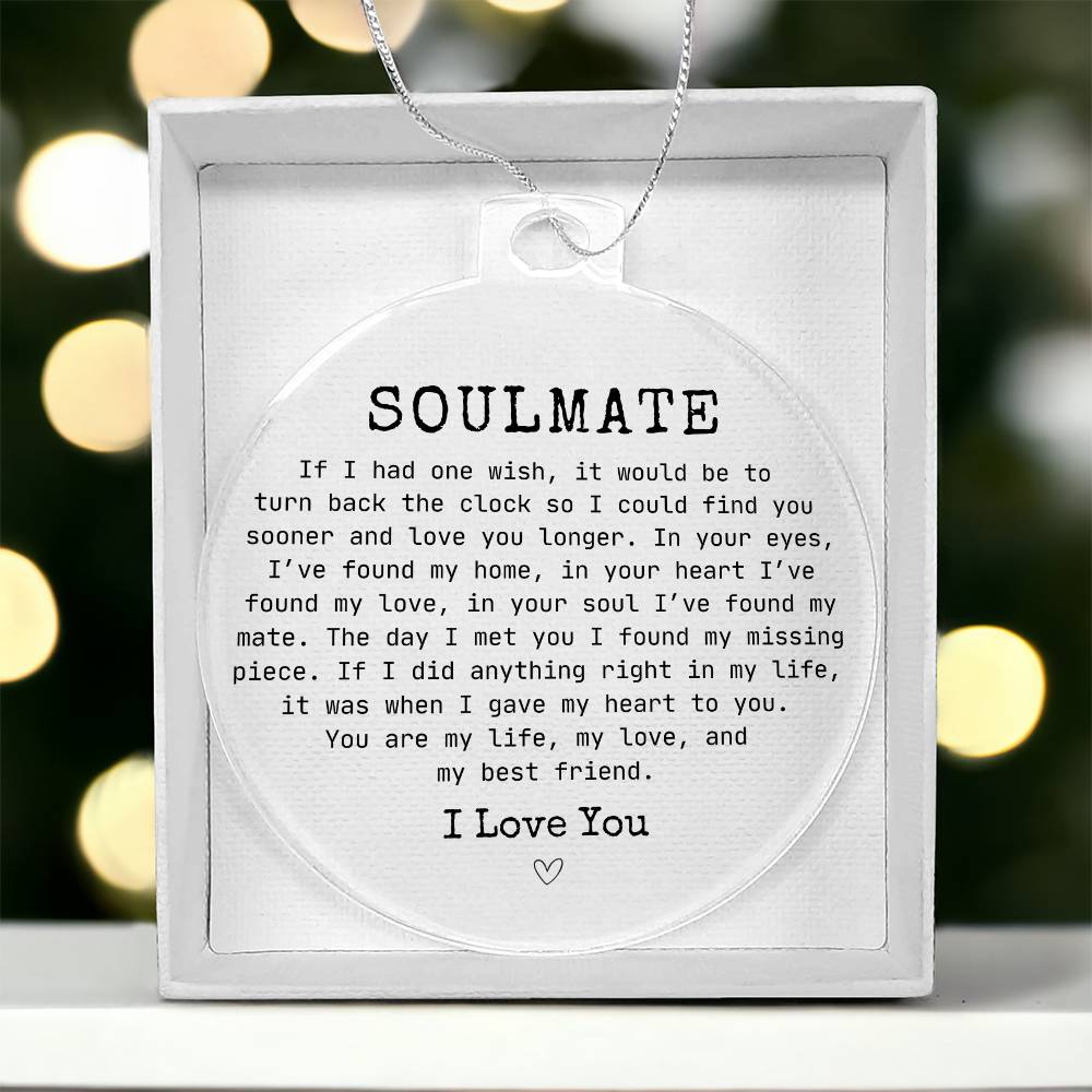 Soulmate "If I Had One Wish" | Acrylic Ornament