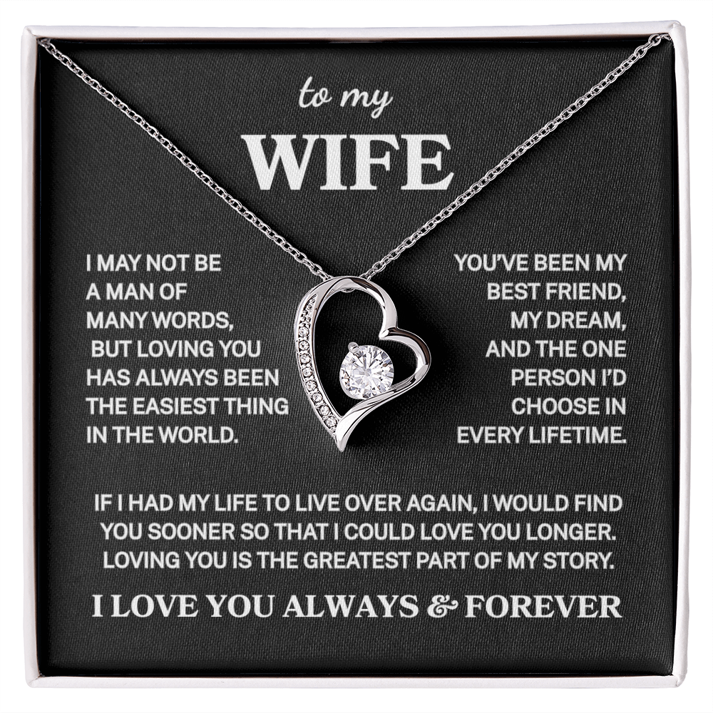 Wife "Loving You" | Forever Love Necklace
