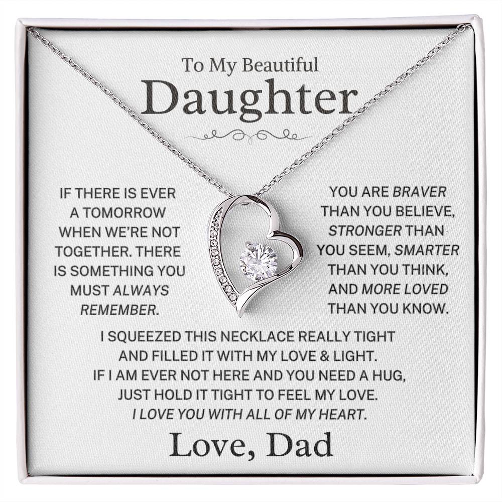 Daughter "Always Remember" | Forever Love Necklace