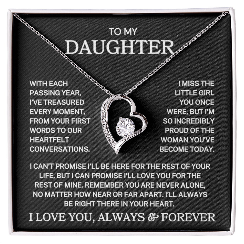 Daughter "Incredibly Proud" | Forever Love Necklace