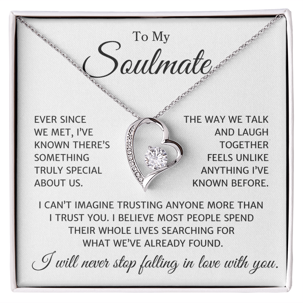 Soulmate "Never Stop" | Forever Love Necklace