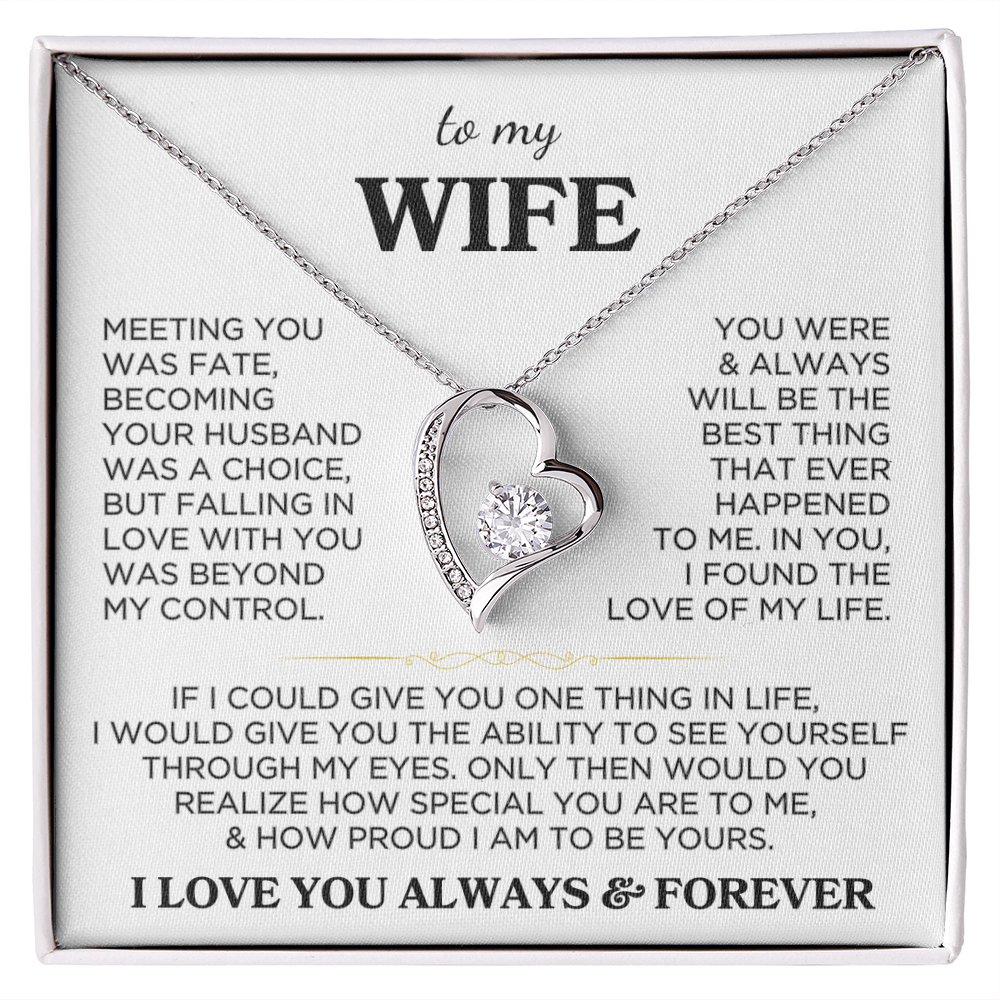 Wife "Beyond My Control" | Forever Love Necklace