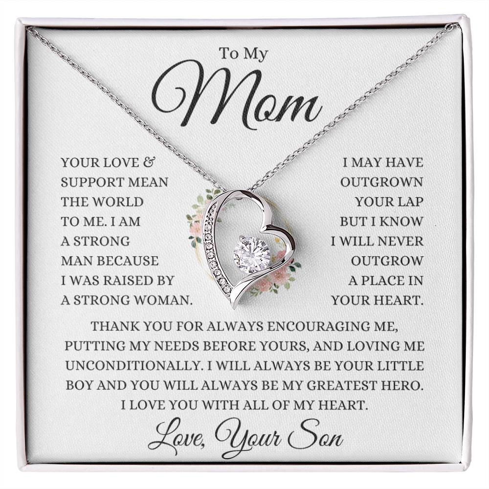 Mom Love Son "My Greatest Hero" | Forever Love Necklace