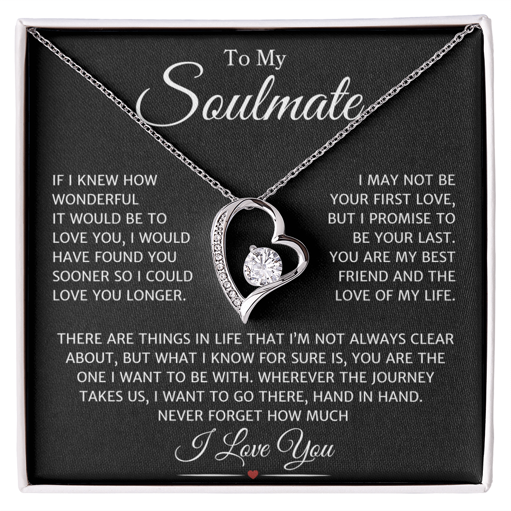 Soulmate "Love of My Life" | Forever Heart Necklace