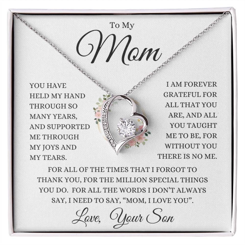Mom Love Son "Million Special Things" | Forever Love Necklace