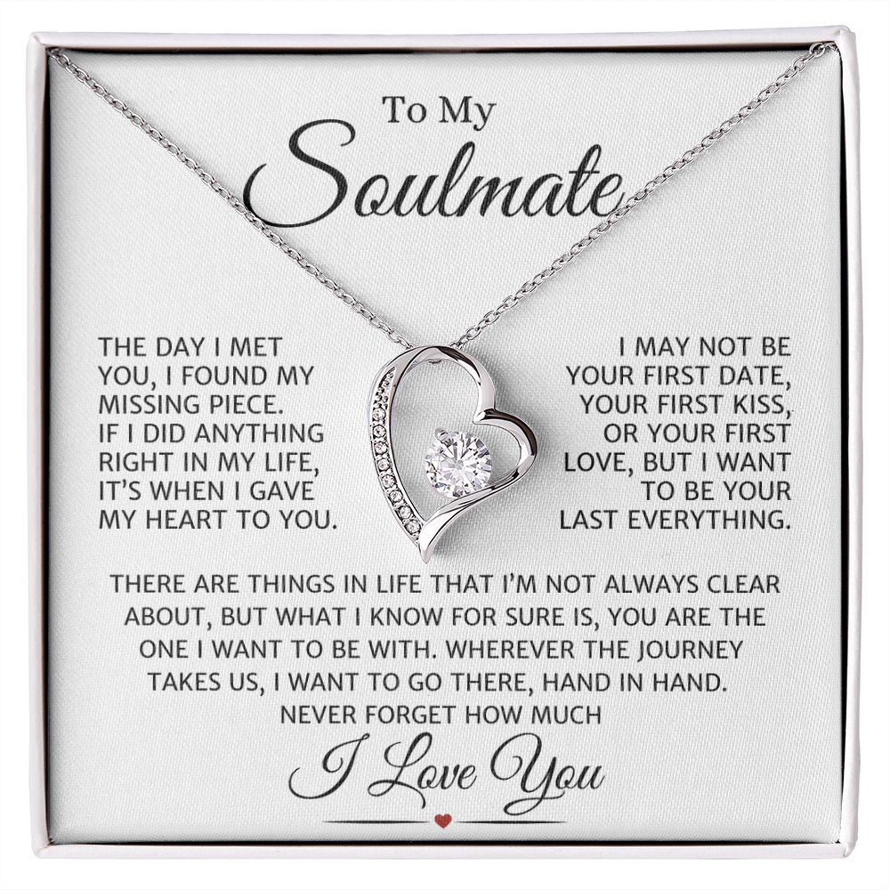 Soulmate "If I Did Anything Right" | Forever Love Necklace