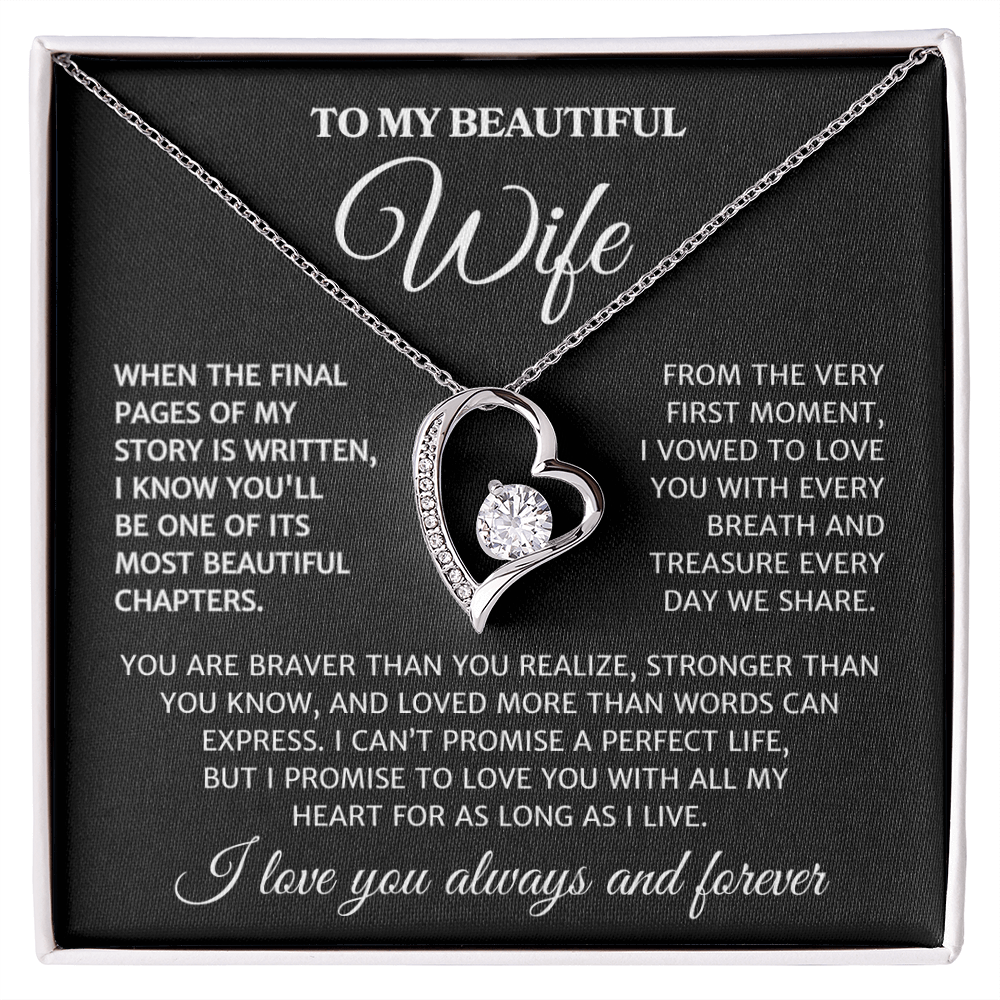 Wife "Most Beautiful Chapters" | Forever Love Necklace