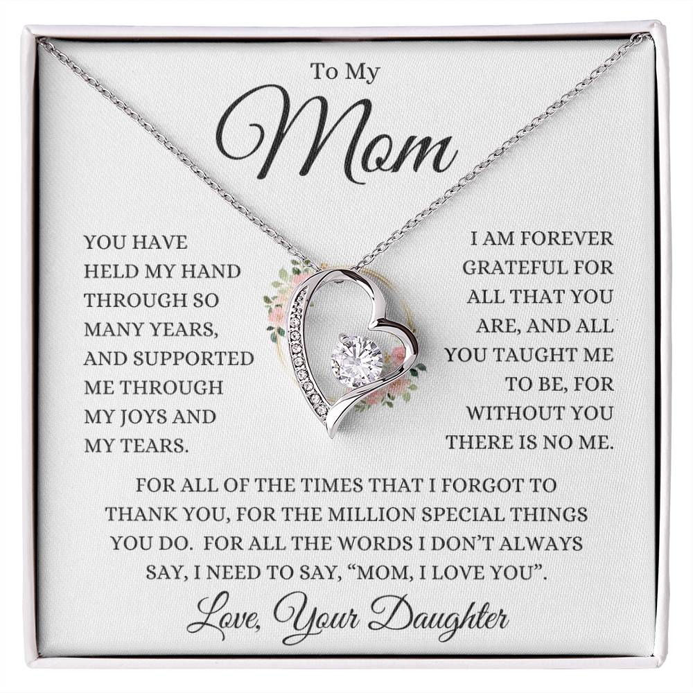 Mom Love Daughter "Million Special Things" | Forever Love Necklace