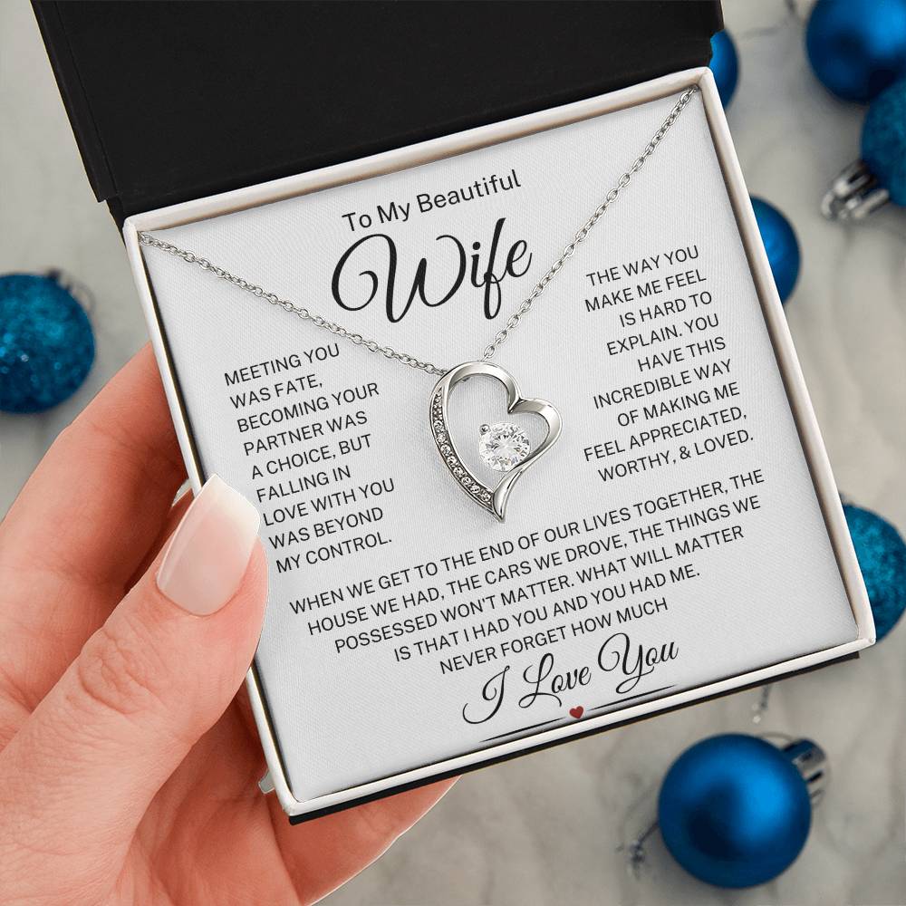 Wife "And You Had Me" | Forever Love Necklace