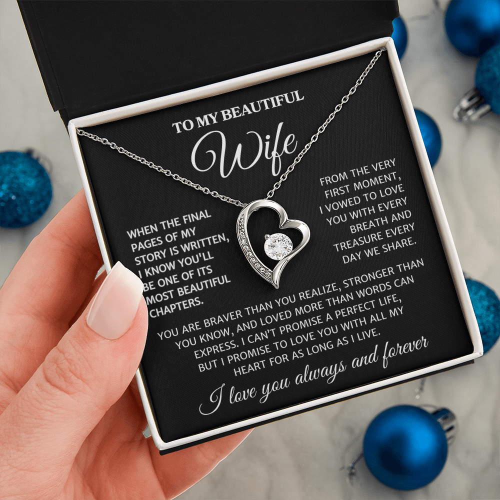 Wife "Most Beautiful Chapters" | Forever Love Necklace