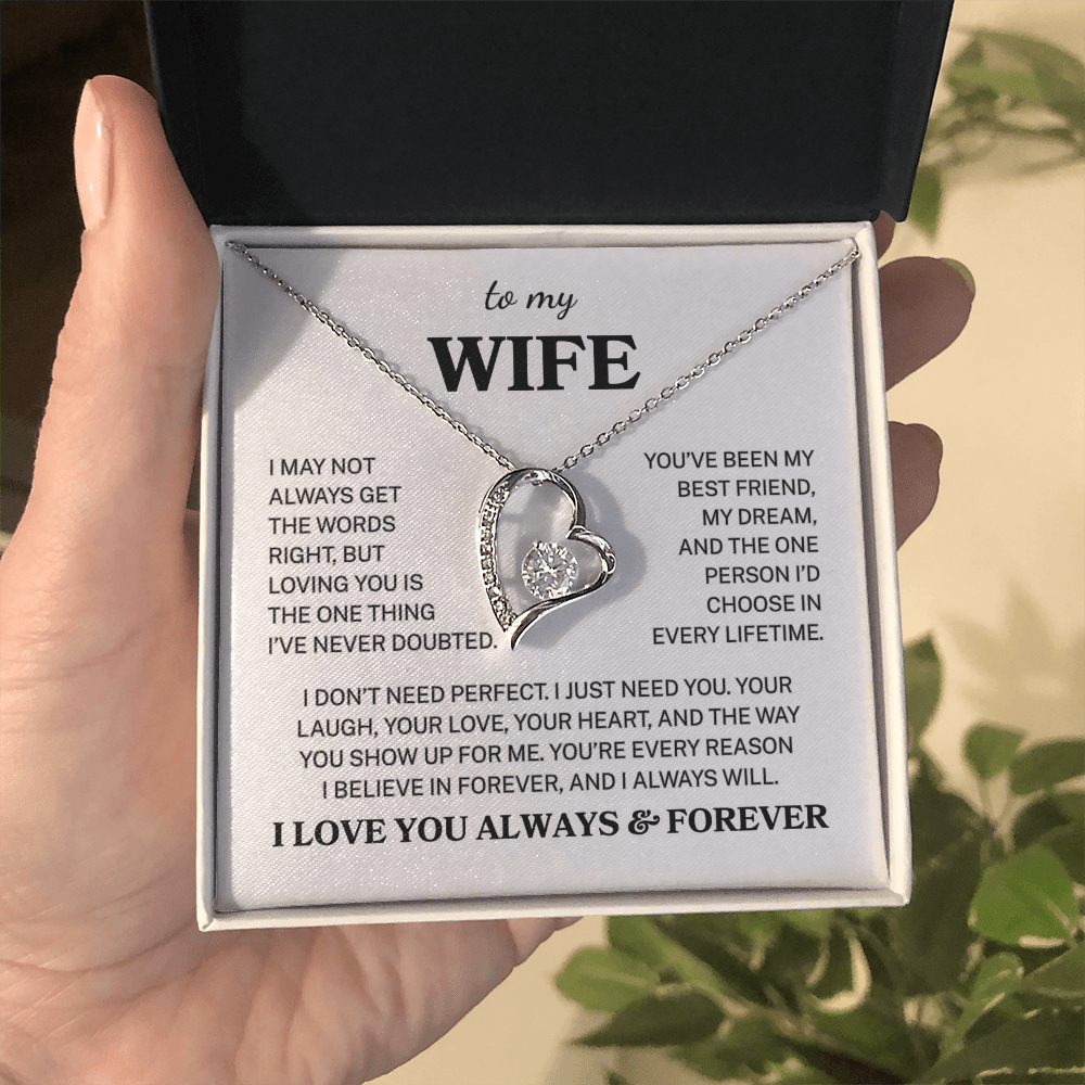 Wife "Never Doubted" | Forever Love Necklace