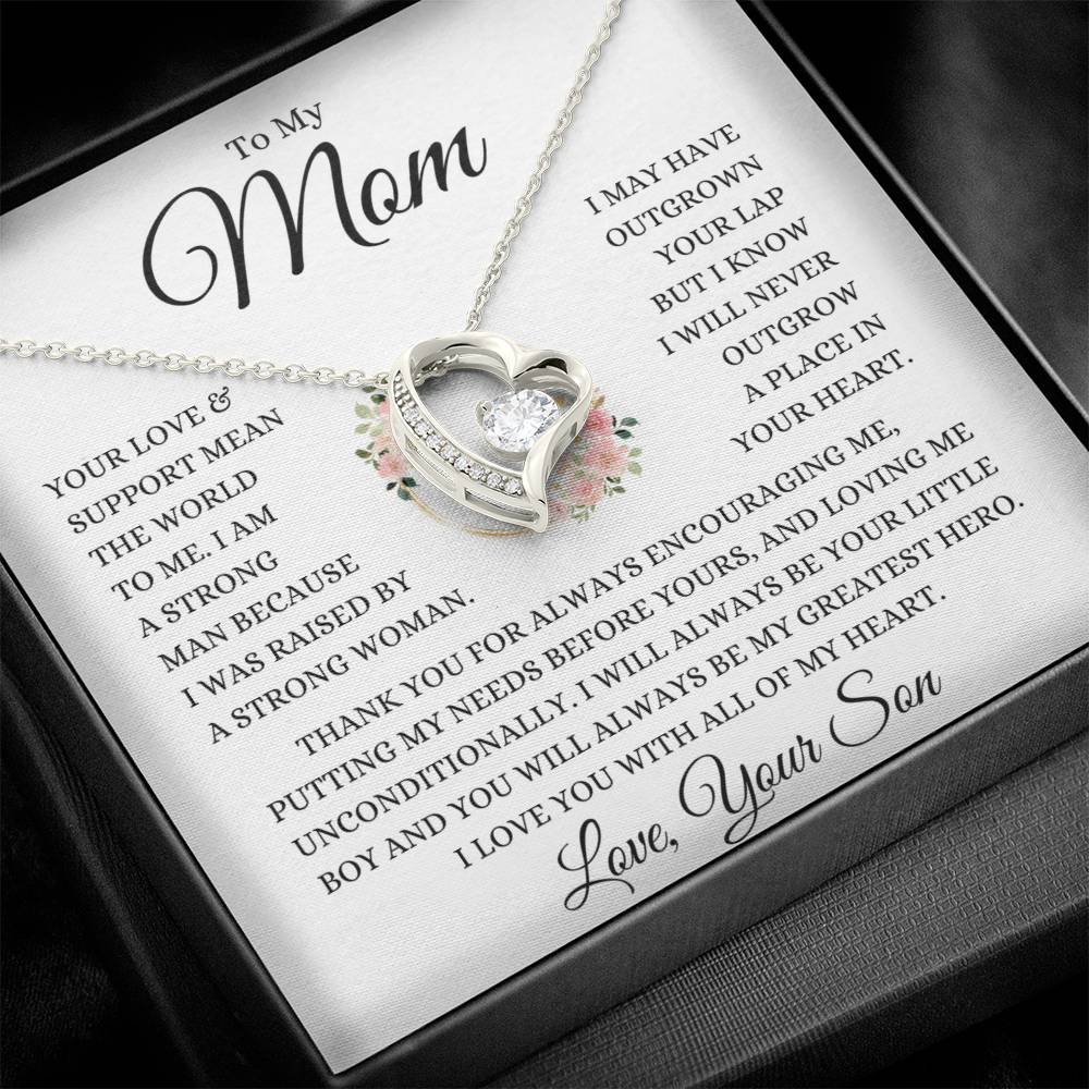 Mom Love Son "My Greatest Hero" | Forever Love Necklace