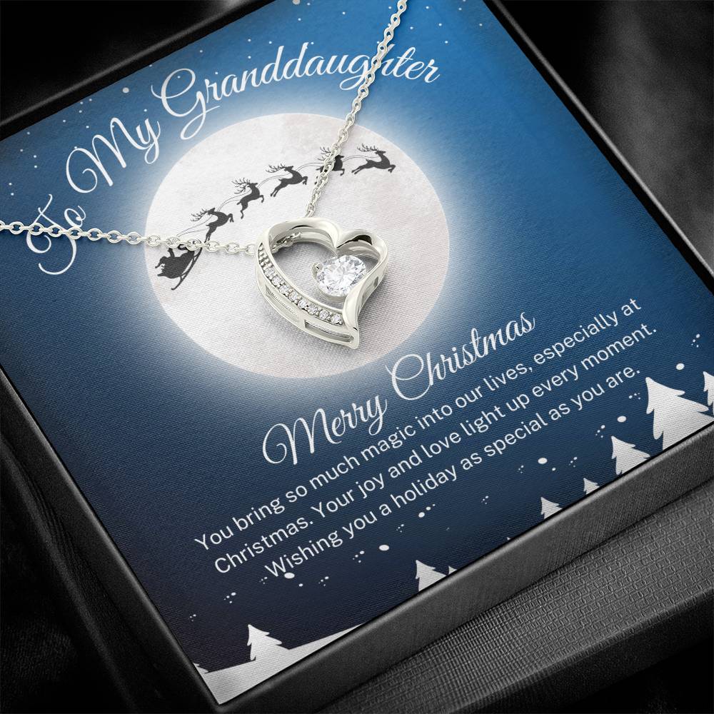 Granddaughter "Santa's Sleigh" | Forever Love Necklace