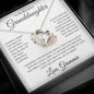 Granddaughter "Beautiful Chapters" - Personalized Sign Off | Forever Love Necklace