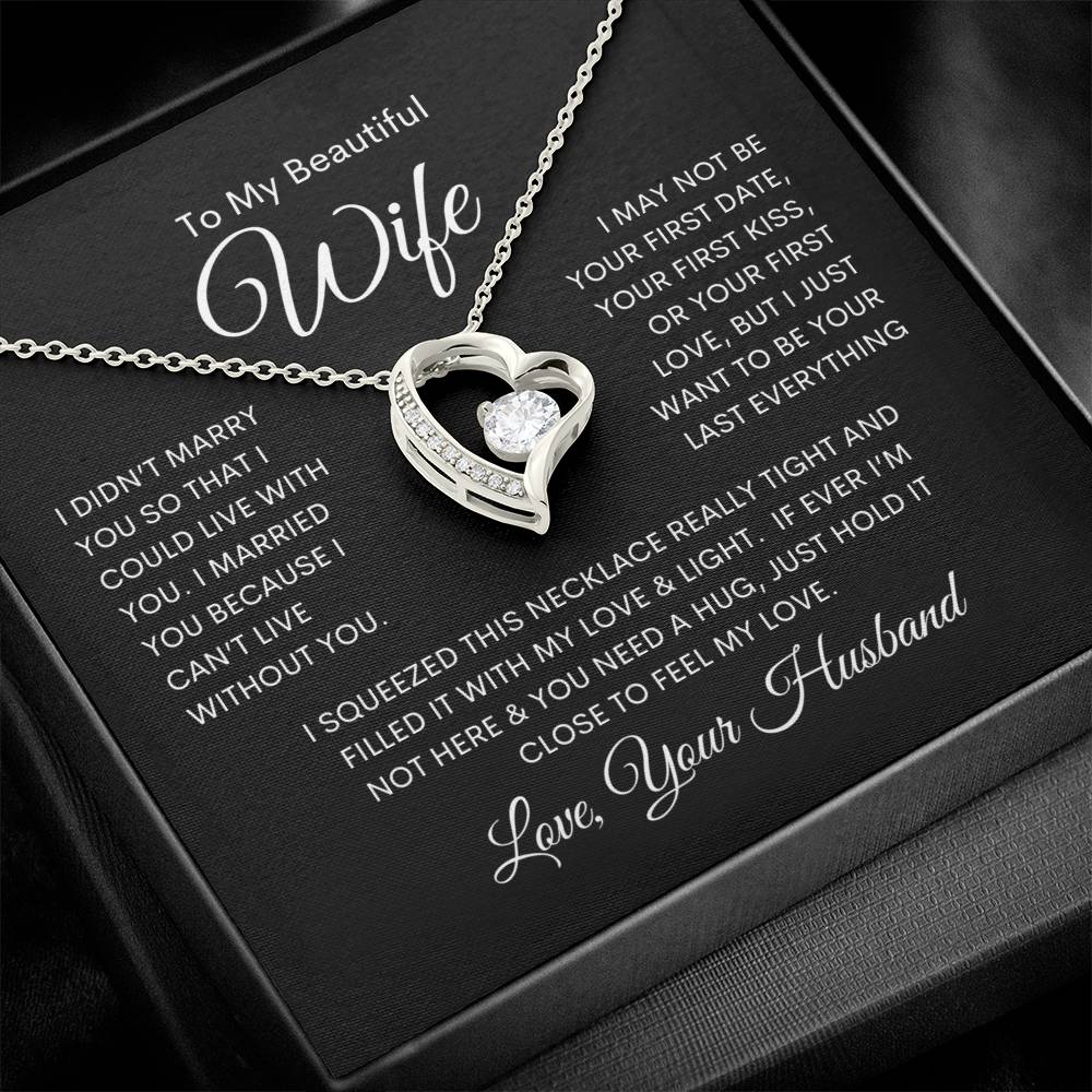 Wife "Last Everything" | Forever Love Necklace - Shoptopia Jewelry
