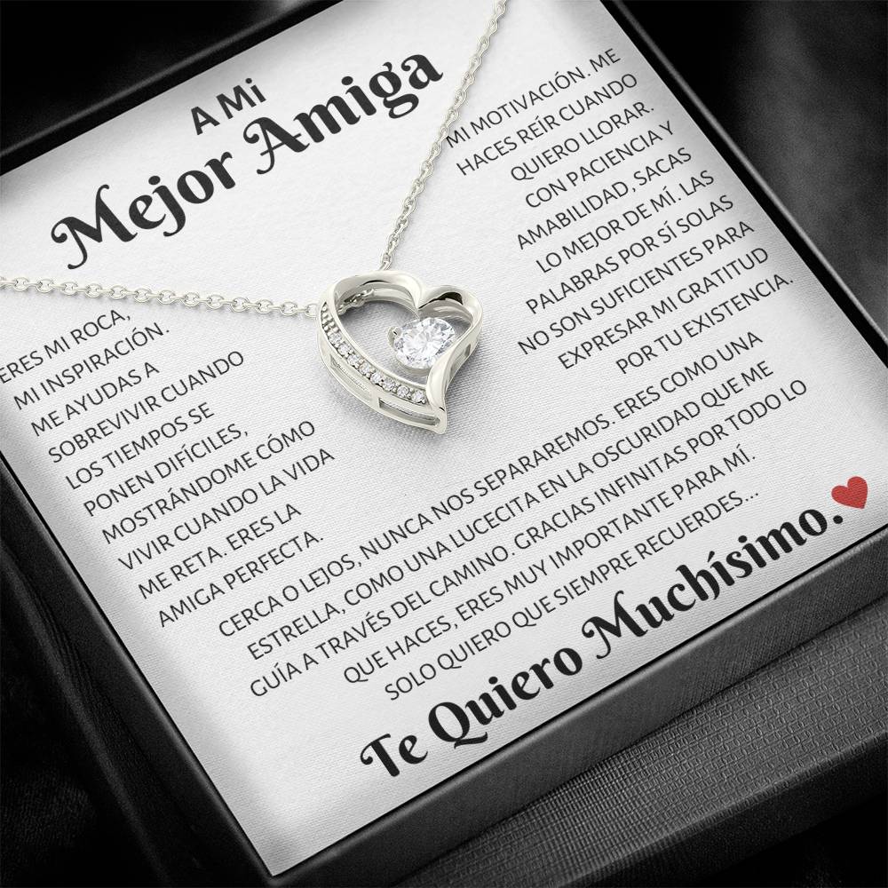 A Mi Mejor Amiga | Forever Heart Necklace