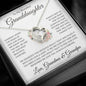 Granddaughter - Plural Personalized Sign Off | Forever Love Necklace