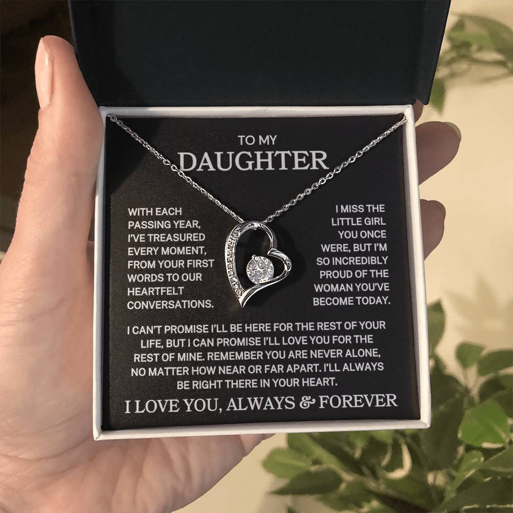 Daughter "Incredibly Proud" | Forever Love Necklace