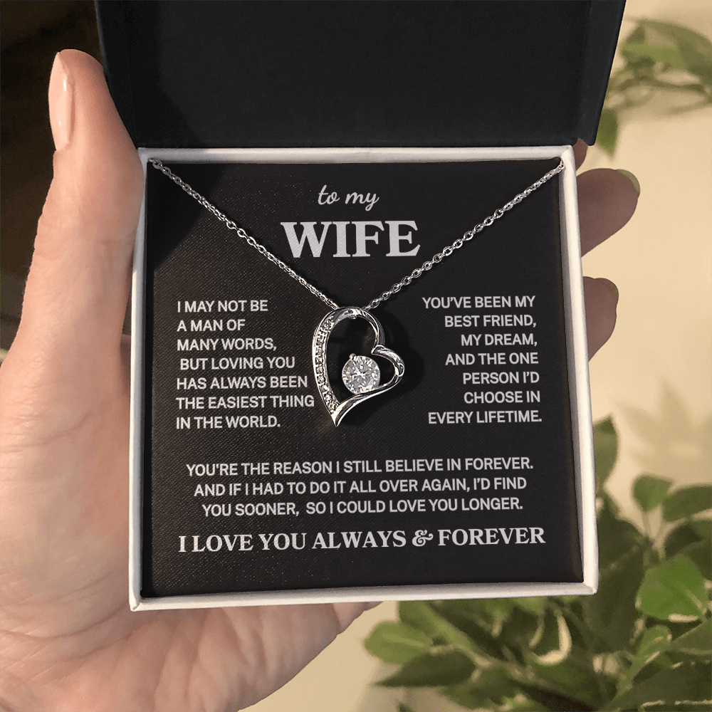 Wife "Loving You" | Forever Love Necklace