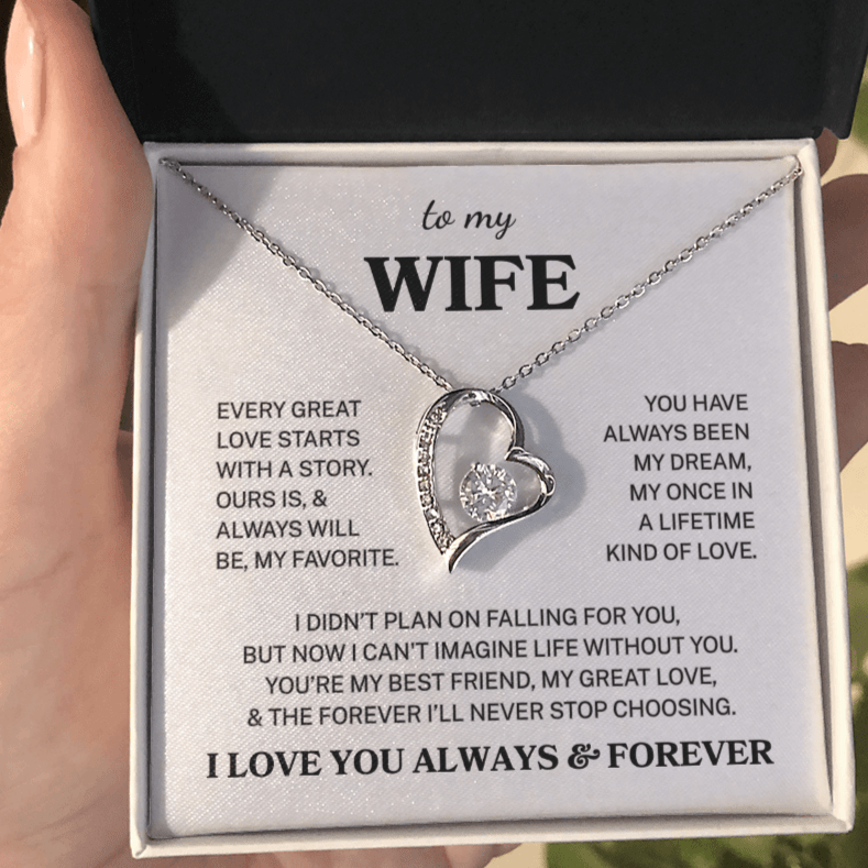 Wife "My Favorite Love Story" | Forever Love Necklace