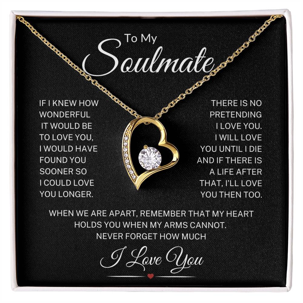 Soulmate "No Pretending" | Forever Love Necklace