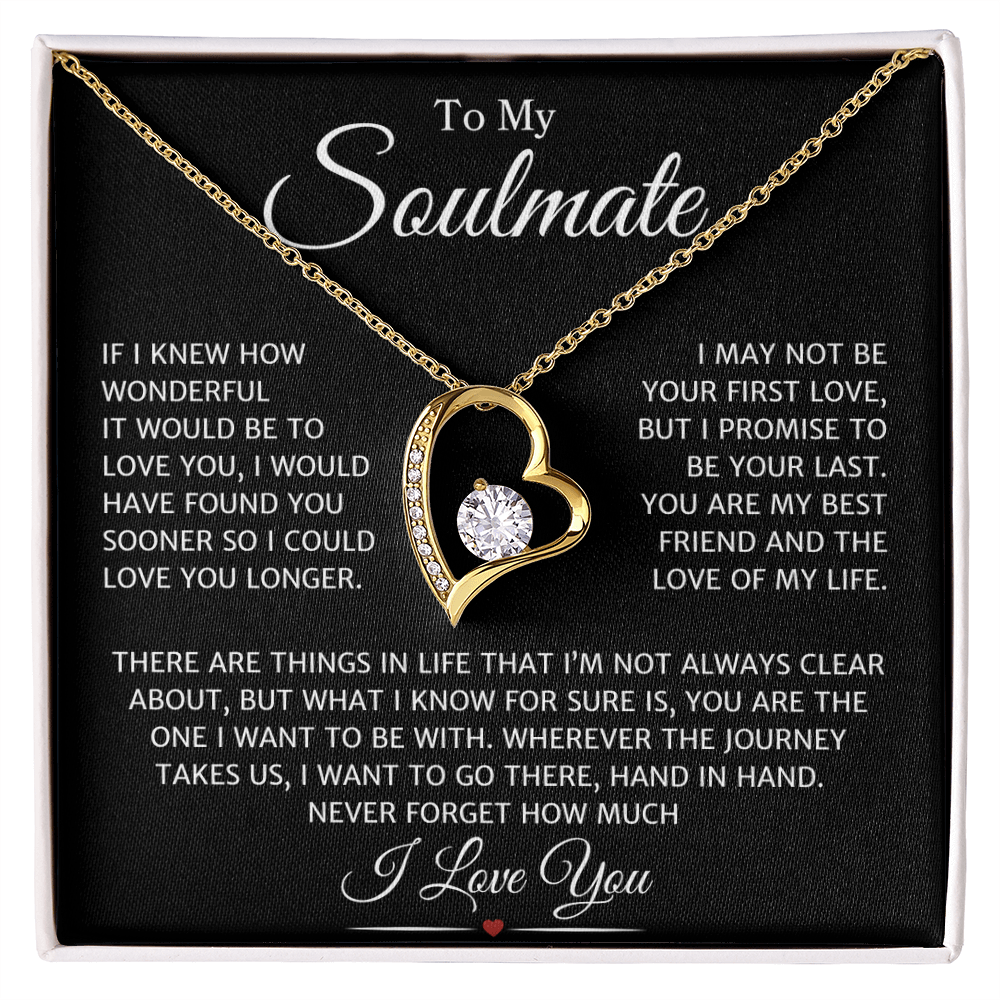 Soulmate "Love of My Life" | Forever Heart Necklace