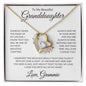 Granddaughter "Beautiful Chapters" - Personalized Sign Off | Forever Love Necklace