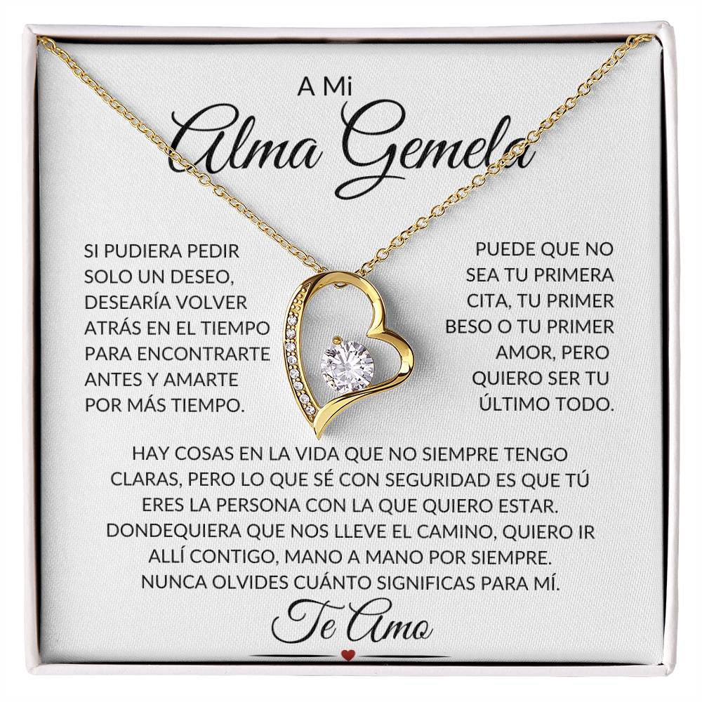 A Mi Alma Gemela | Forever Love Necklace
