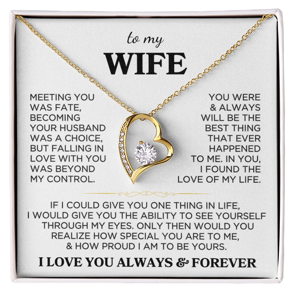 Wife "Beyond My Control" | Forever Love Necklace