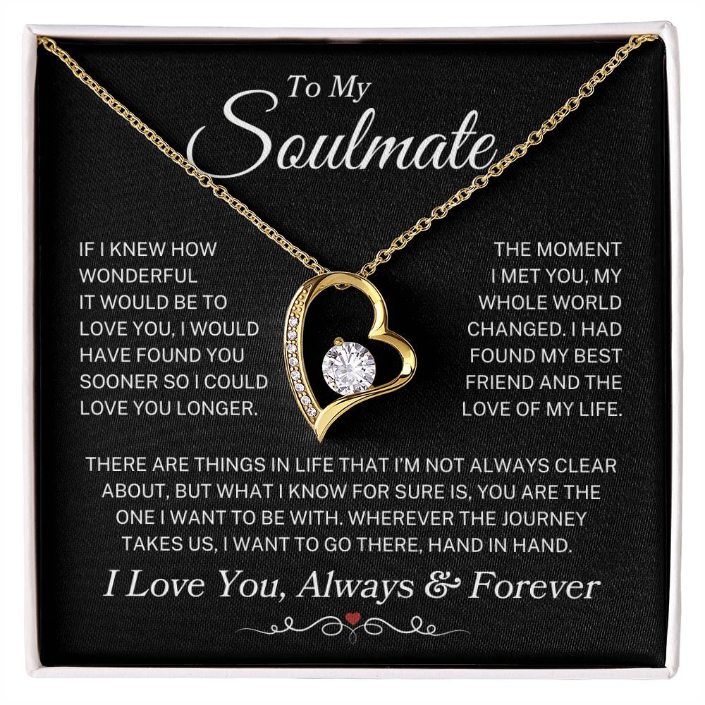 Soulmate "How Wonderful It Would Be" | Forever Love Necklace