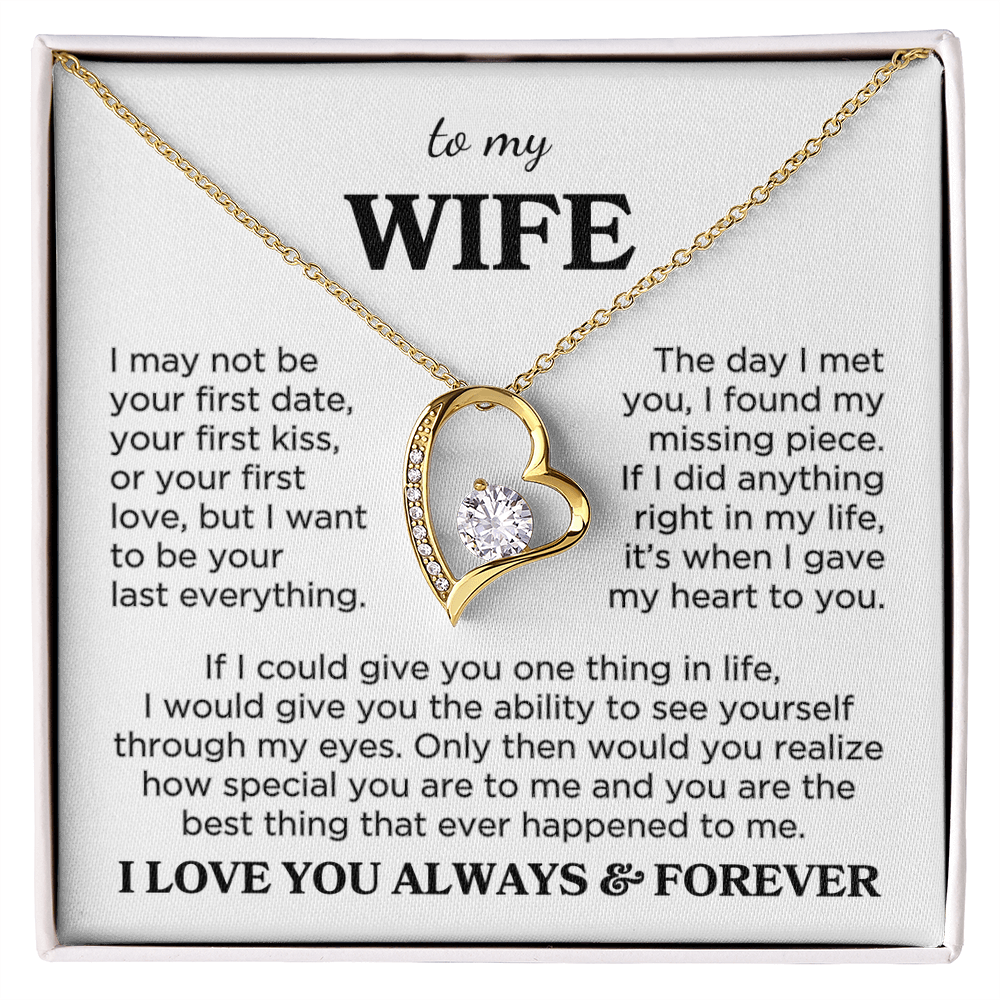 Wife "The Best Thing" | Forever Love Necklace
