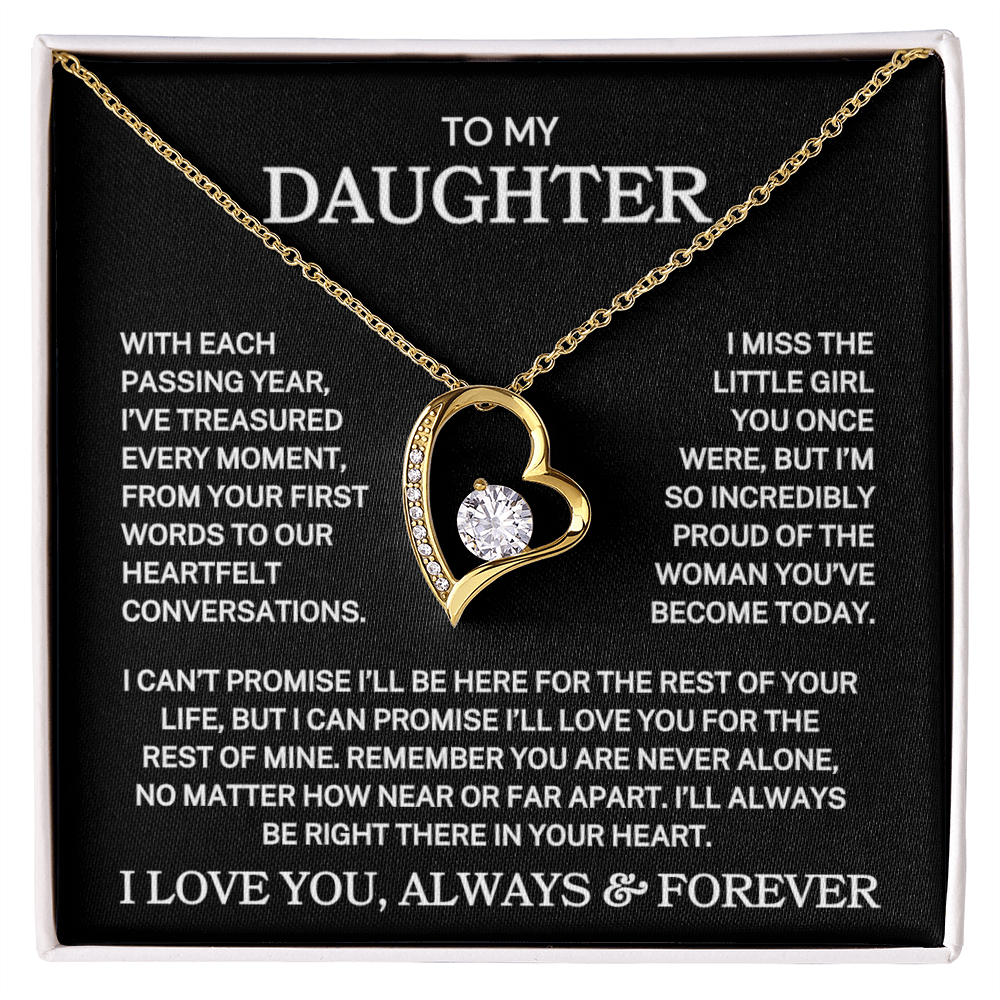 Daughter "Incredibly Proud" | Forever Love Necklace