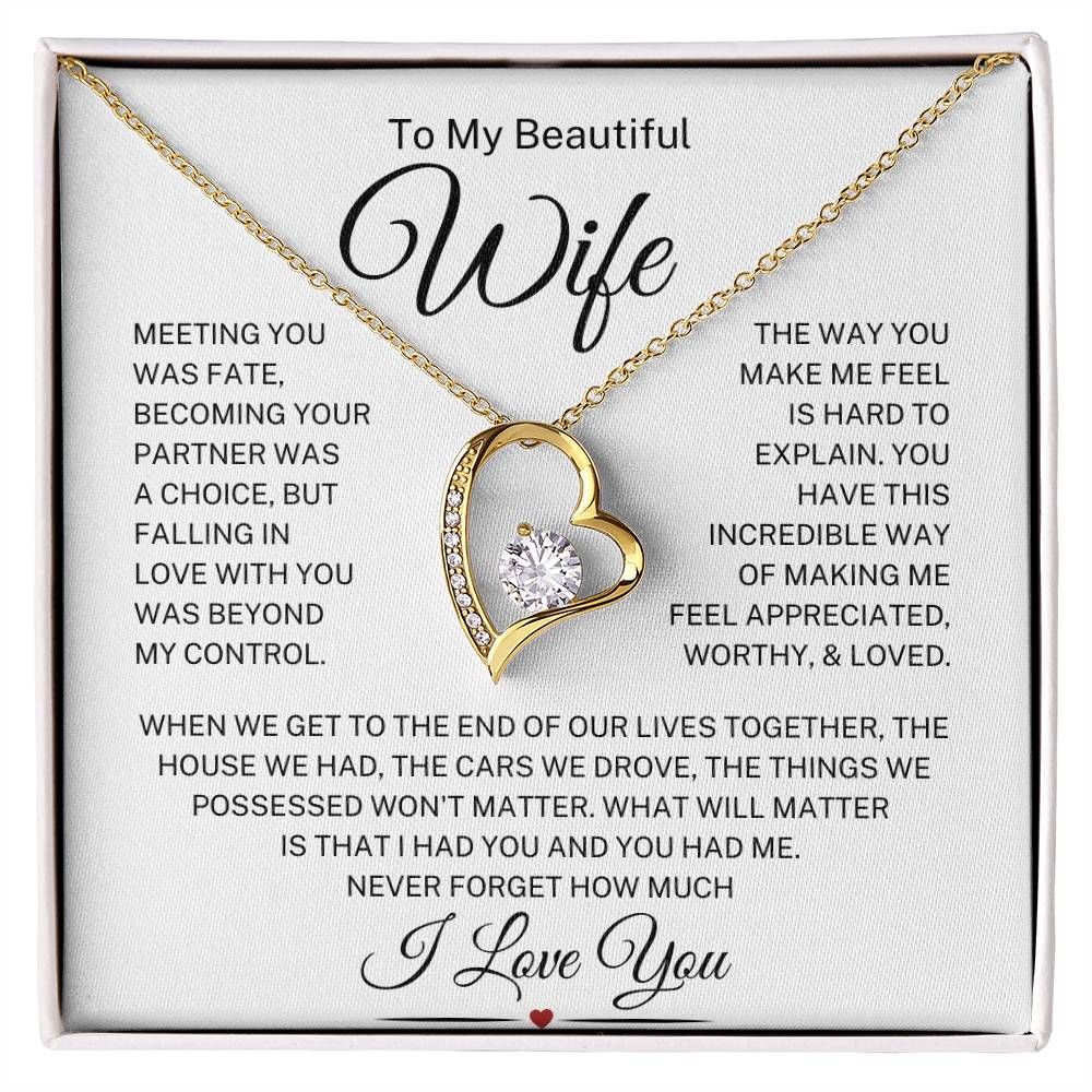 Wife "And You Had Me" | Forever Love Necklace