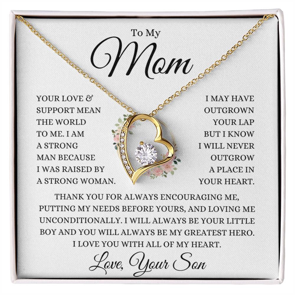 Mom Love Son "My Greatest Hero" | Forever Love Necklace