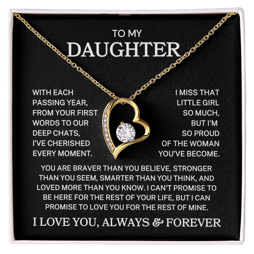 Daughter "Your First Words" | Forever Love Necklace