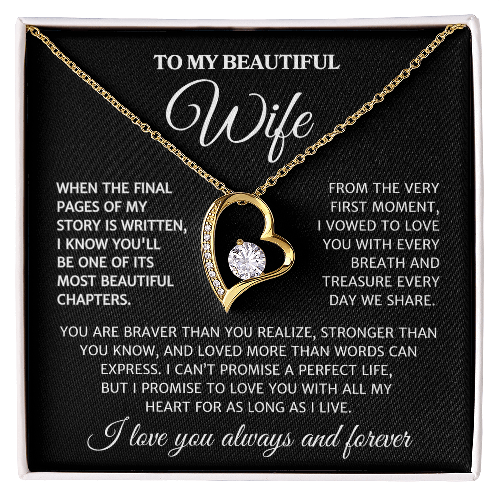 Wife "Most Beautiful Chapters" | Forever Love Necklace