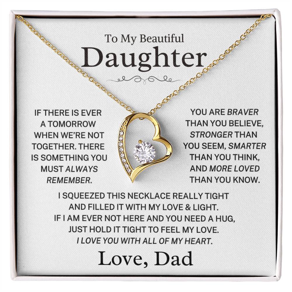 Daughter "Always Remember" | Forever Love Necklace