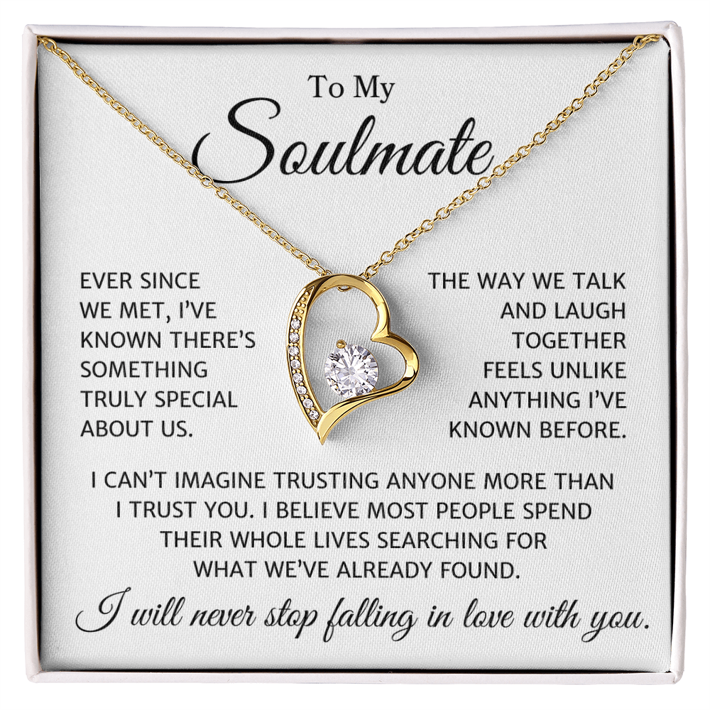 Soulmate "Never Stop" | Forever Love Necklace