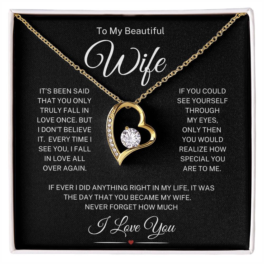 Wife "Every Time I See You" | Forever Love Necklace