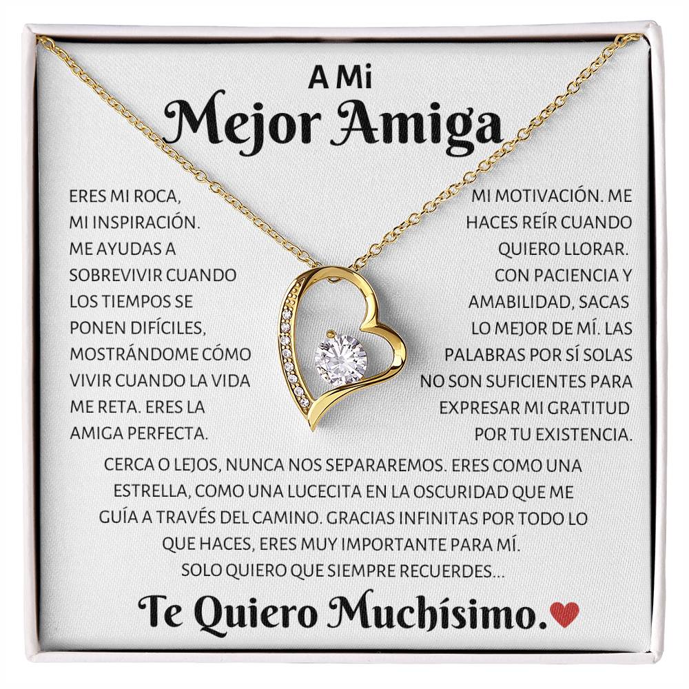 A Mi Mejor Amiga | Forever Heart Necklace