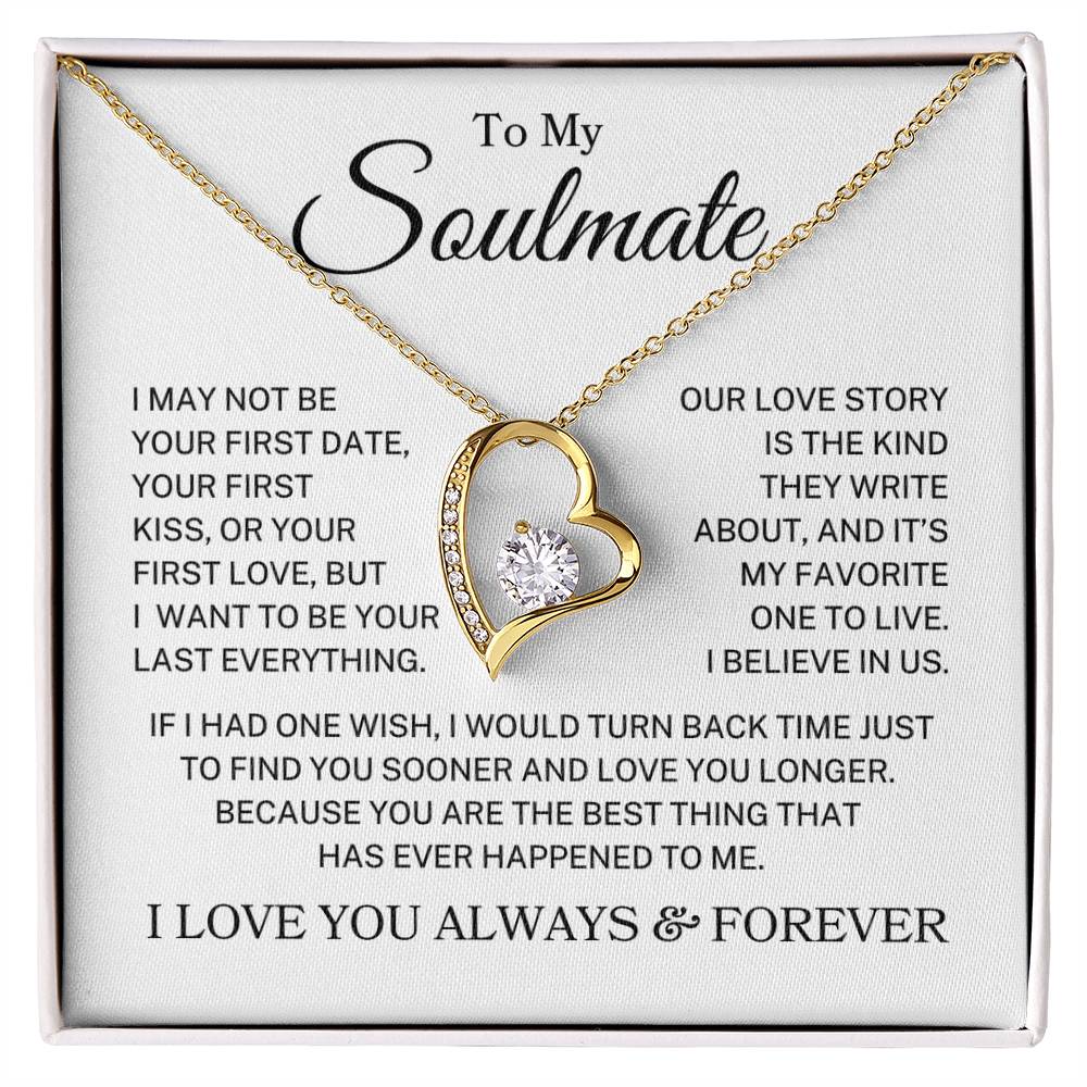 Soulmate "I Believe In Us" | Forever Love Necklace