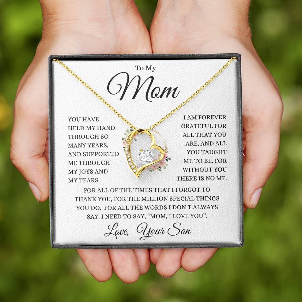 Mom Love Son "Million Special Things" | Forever Love Necklace