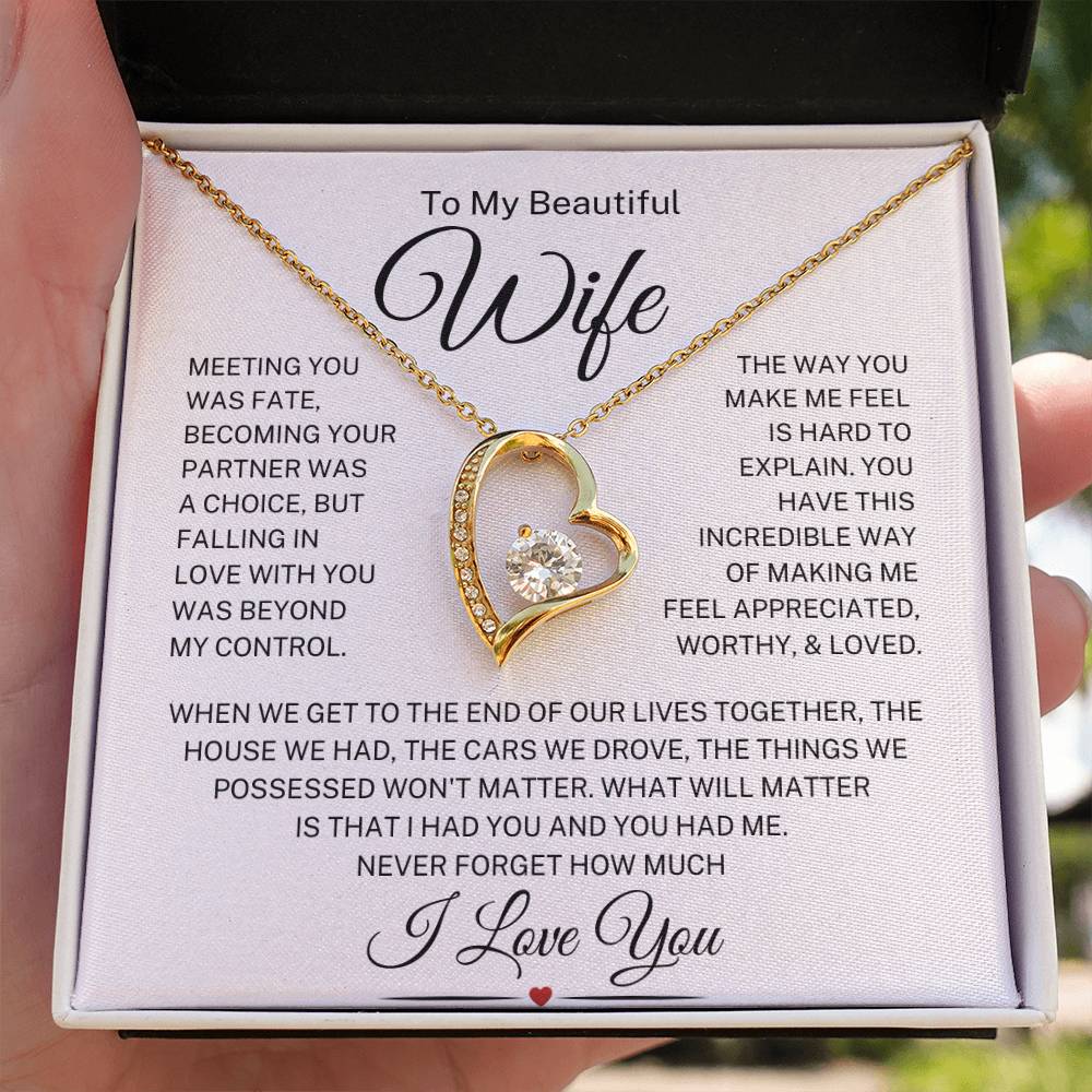 Wife "And You Had Me" | Forever Love Necklace