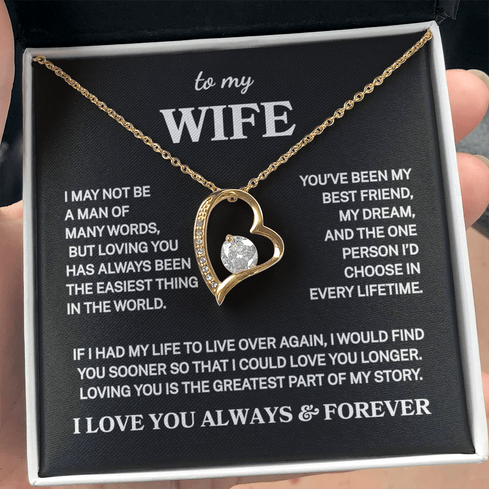 Wife "Loving You" | Forever Love Necklace