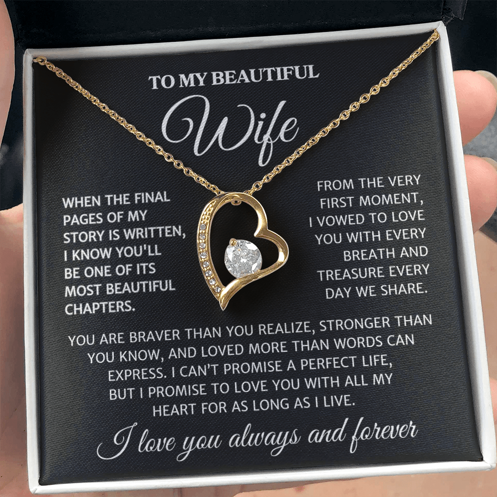Wife "Most Beautiful Chapters" | Forever Love Necklace