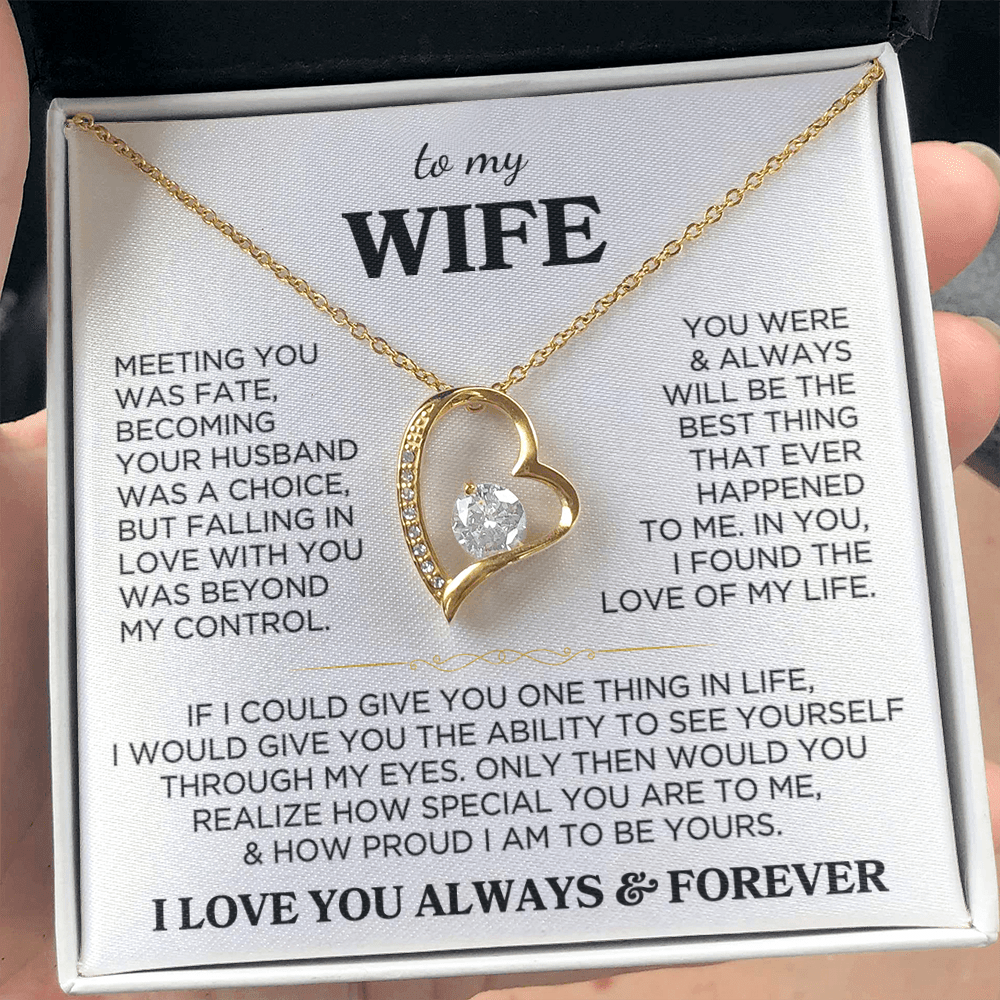 Wife "Beyond My Control" | Forever Love Necklace