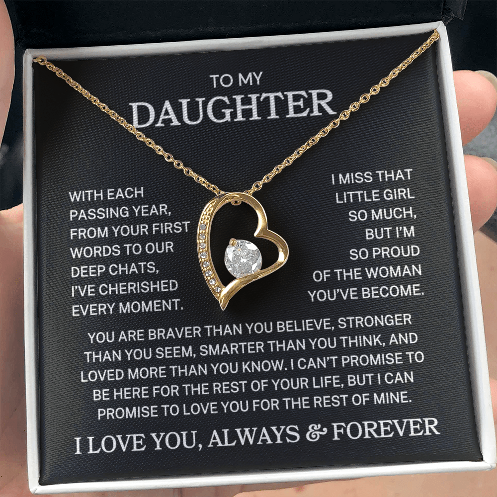Daughter "Your First Words" | Forever Love Necklace